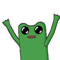 Lets Go Omg Sticker by fwogs