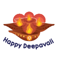 Festival Of Lights Rangoli Sticker by Geniebook