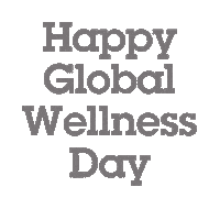 happy magenta Sticker by Global Wellness Day