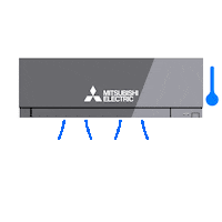 Mitsubishi_Electric_France ac clim mitsubishi electric climatisation Sticker
