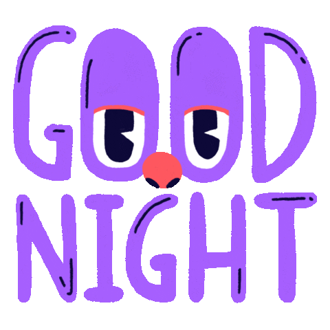 Tired Good Night Sticker by Parallel Teeth