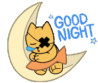 Sleepy Cat Sticker
