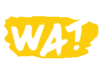 logo amarillo Sticker by WATMag