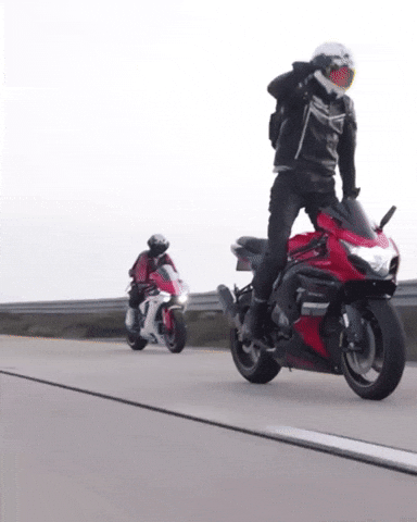 Motorcycle Standup GIF