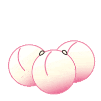 Happy Peach Sticker by ノーイン株式会社