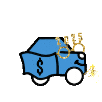 Happy New Year Nye Sticker by Wheelzy