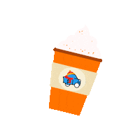 Pumpkin Spice Latte Sticker by Wheelzy