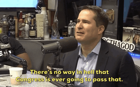 election2020 giphyupload giphynewsuspolitics seth moulton theres no way in hell GIF