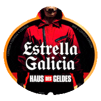 La Casa De Papel Beer Sticker by Estrella Galicia
