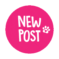 Lailaandme dog new new post puppy Sticker