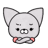 Angry Cat Sticker by Tonko House