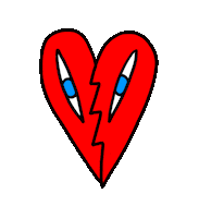 Heart Love Sticker by Dr. COLOD