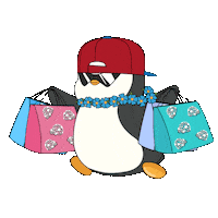 Black Friday Shopping Sticker by Pudgy Penguins