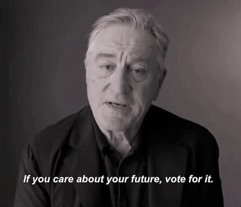 Robert De Niro Vote GIF