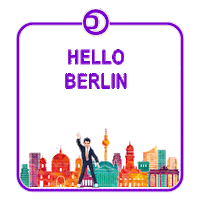 berlin airport Sticker by Venia Travel