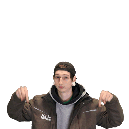 Point Finger Sticker by Oeklo