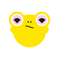 Confused Sticker by Leopard Frog
