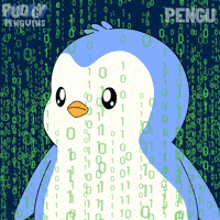 Confused Penguin GIF by Pudgy Penguins