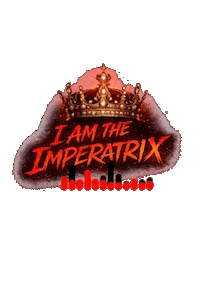 iamtheimperatrix music queen energy queen energy Sticker