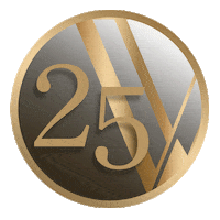 Twenty Five Braun Sticker by Vancouver Laser