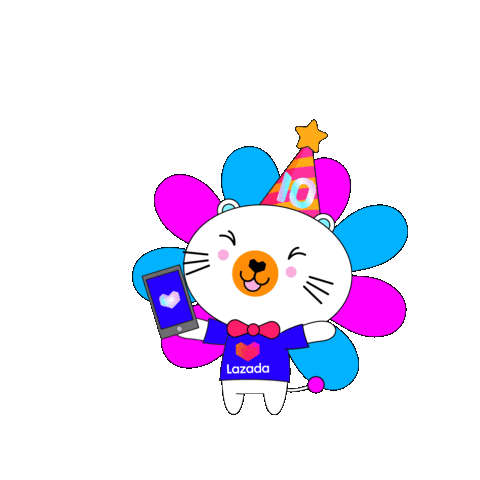 Birthday Shopee Sticker by Lazada Singapore