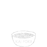 KaiPoke food healthy kai bowl Sticker