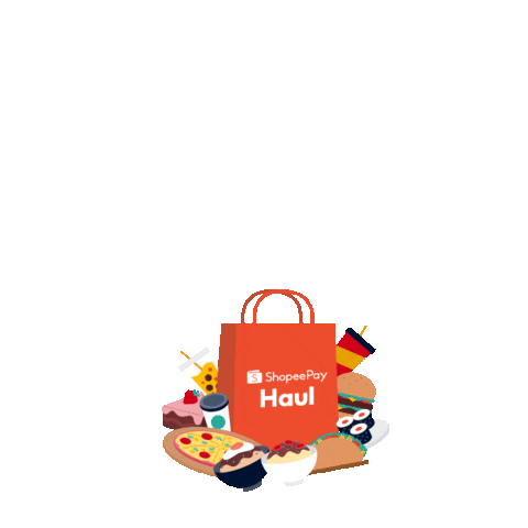 shopeepay giphyupload food shopping delivery Sticker