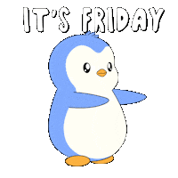 Happy Its Friday Sticker by Pudgy Penguins