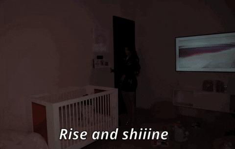giphyupload kylie jenner kylie rise and shine stormi GIF