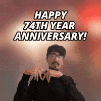 74Th Anniversary GIF