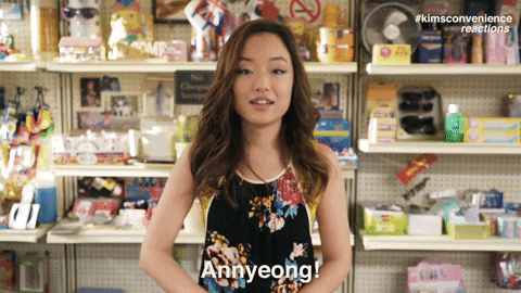 good morning hello GIF by Kim's Convenience