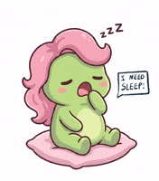 Sleepy GIF by KuteCosmos | Home of Fruffy and 12 Kute Signs
