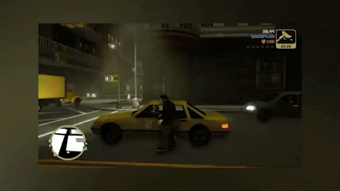 jakanon giphygifmaker gta taxi taxi driver GIF