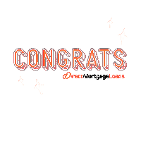 Happy Orange Sticker by DirectMortgageLoans