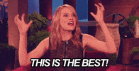 happy emma stone GIF
