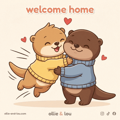 Welcome Home Couple GIF by Ollie & Lou