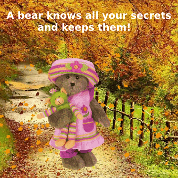 Teddy Bear Fall GIF