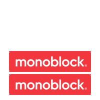 monoblock monoblock libresparacrear Sticker