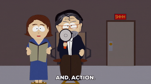 announcer megaphone GIF by South Park 