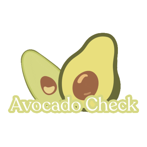 pallure green hair fruit check Sticker