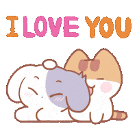 I Love You Hug Sticker