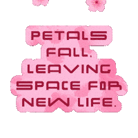 Cherry Blossom Pink Sticker by Keva Epale