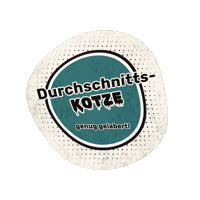 durchschnittskotze podcast lustig vanlife camper Sticker