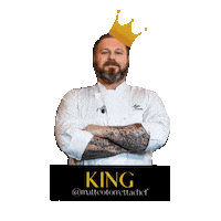MatteoTorretta king chef milano theking Sticker