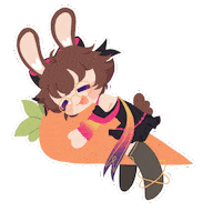 Cat Girl Sticker