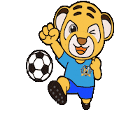 traumtraining happy football soccer jump Sticker
