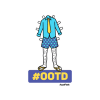 Ootd Sticker by AquaFlask