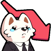 Losing Stock Market Sticker