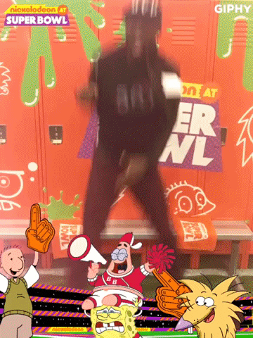 santonio holmes GIF by Nickelodeon at Super Bowl