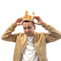 BurgerKingIndonesia delivery cheeseburger bk burger king Sticker